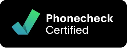 Phonecheck Certified – Brick auf Schwarz
