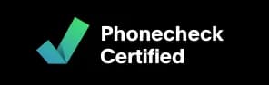 Phonecheck Certified — Pill on Black